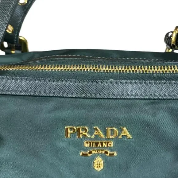 PRADA Green Shoulder Bag - Picture 9 of 16